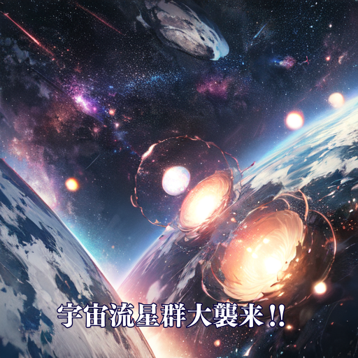 宇宙流星群大襲来‼